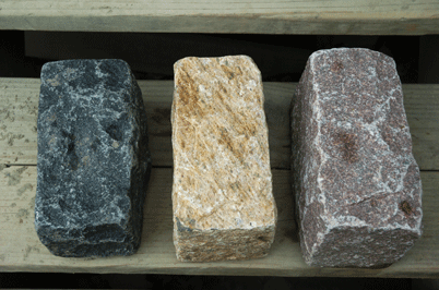 Colored Granite Cobblestones